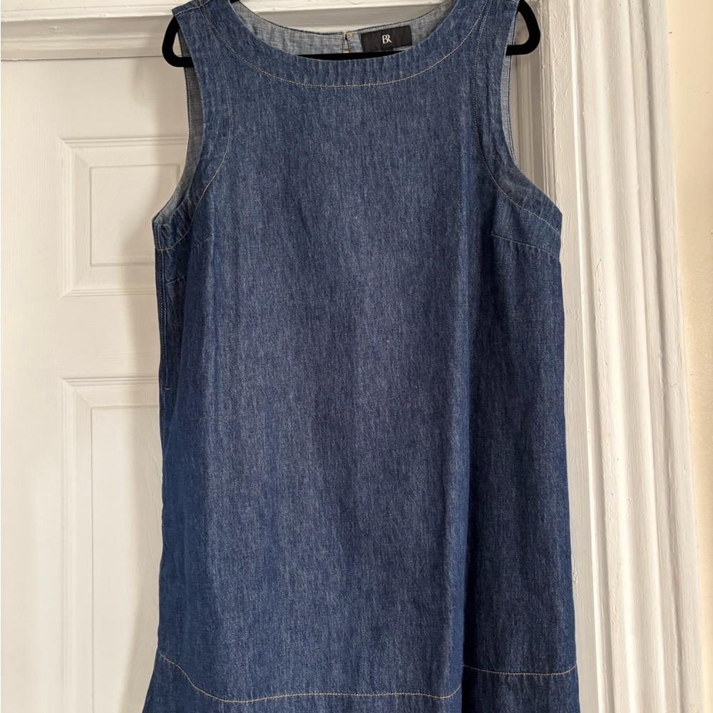 Banana Republic Dark Blue Denim Shift Dress